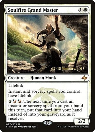 Soulfire Grand Master [Fate Reforged Promos] MTG Single Magic: The Gathering  | Multizone: Comics And Games