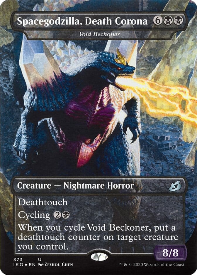 Void Beckoner - Spacegodzilla, Death Corona (Godzilla Series) [Ikoria: Lair of Behemoths] MTG Single Magic: The Gathering  | Multizone: Comics And Games