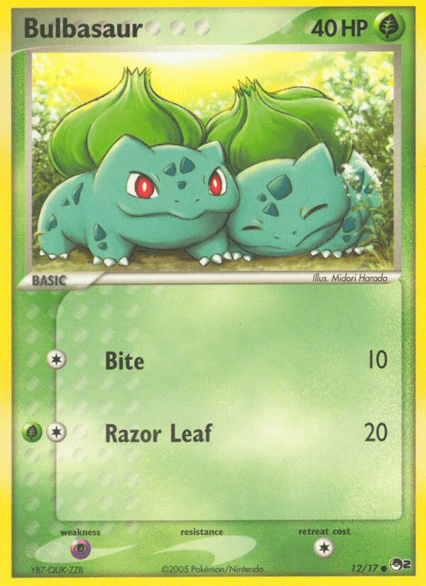 Bulbasaur (12/17) [POP Series 2] Pokemon Single Pokémon  | Multizone: Comics And Games