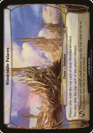 Windriddle Palaces (Planechase 2012) [Planechase 2012 Planes] MTG Single Magic: The Gathering  | Multizone: Comics And Games