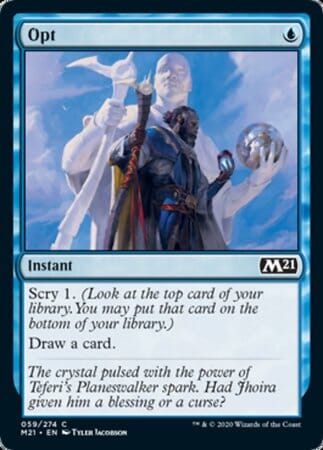 Opt [Core Set 2021] MTG Single Magic: The Gathering  | Multizone: Comics And Games