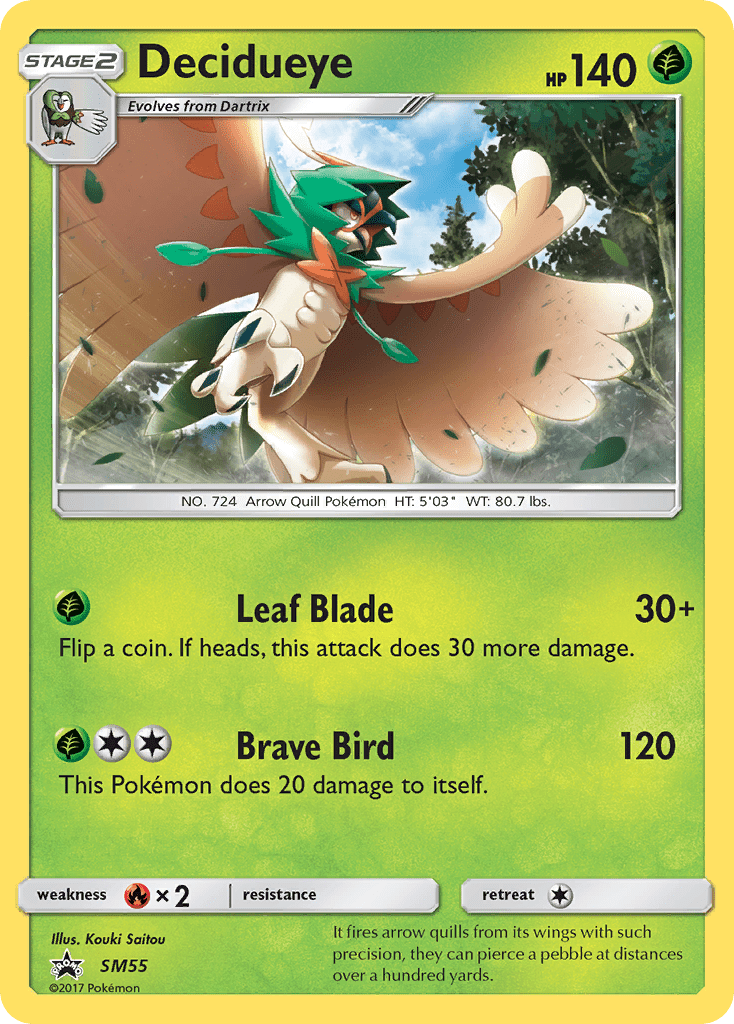 Decidueye (SM55) [Sun & Moon: Black Star Promos] Pokemon Single Pokémon  | Multizone: Comics And Games