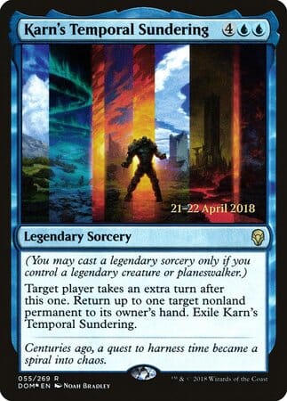 Karn's Temporal Sundering [Dominaria Promos] MTG Single Magic: The Gathering  | Multizone: Comics And Games