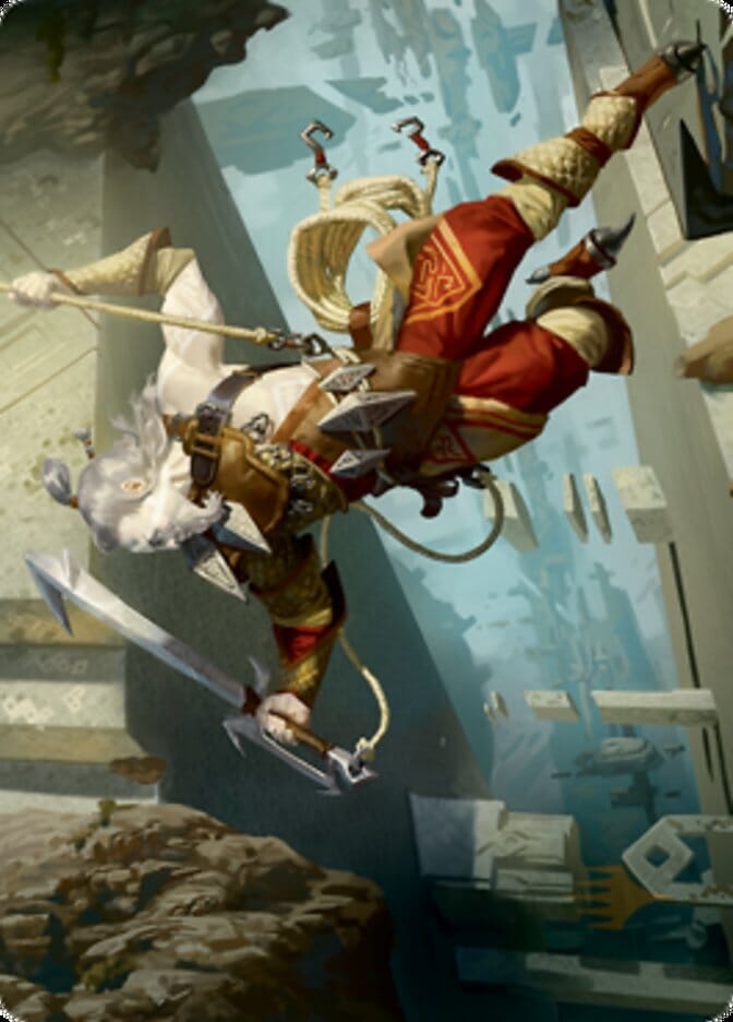 Cliffhaven Sell-Sword Art Card (Gold-Stamped Signature) [Zendikar Rising Art Series] MTG Single Magic: The Gathering  | Multizone: Comics And Games