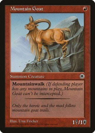Mountain Goat [Portal] MTG Single Magic: The Gathering  | Multizone: Comics And Games