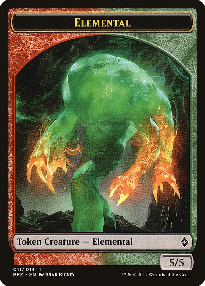 Elemental (011/014) [Battle for Zendikar Tokens] MTG Single Magic: The Gathering  | Multizone: Comics And Games