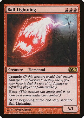 Ball Lightning [Magic 2010] MTG Single Magic: The Gathering  | Multizone: Comics And Games