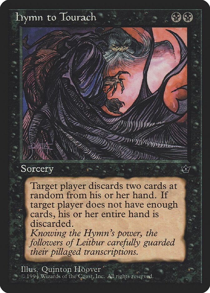 Hymn to Tourach (Quinton Hoover) [Fallen Empires] MTG Single Magic: The Gathering  | Multizone: Comics And Games