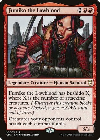 Fumiko the Lowblood [Commander Anthology Volume II] MTG Single Magic: The Gathering  | Multizone: Comics And Games