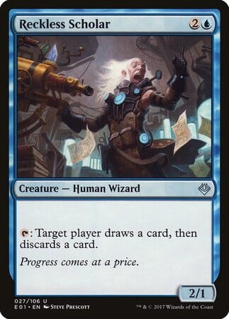 Reckless Scholar [Archenemy: Nicol Bolas] MTG Single Magic: The Gathering  | Multizone: Comics And Games