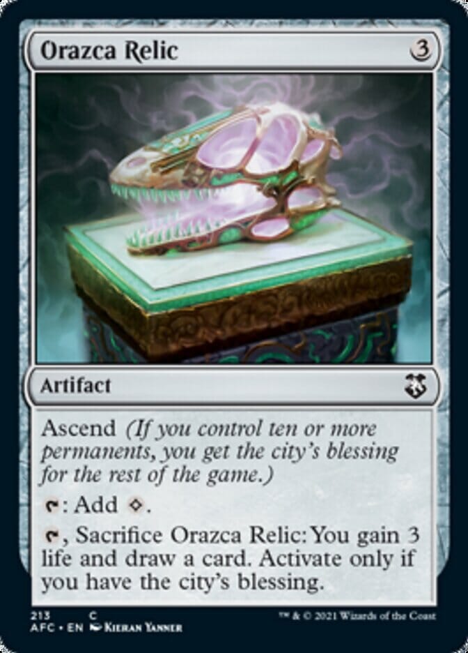 Orazca Relic [Dungeons & Dragons: Adventures in the Forgotten Realms Commander] MTG Single Magic: The Gathering  | Multizone: Comics And Games