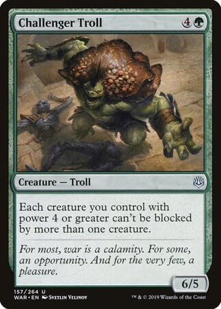 Challenger Troll [War of the Spark] MTG Single Magic: The Gathering  | Multizone: Comics And Games