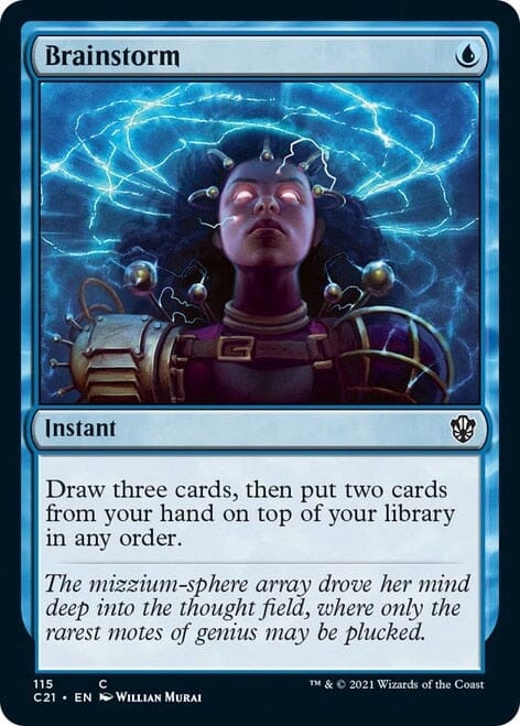 Brainstorm [Commander 2021] MTG Single Magic: The Gathering  | Multizone: Comics And Games