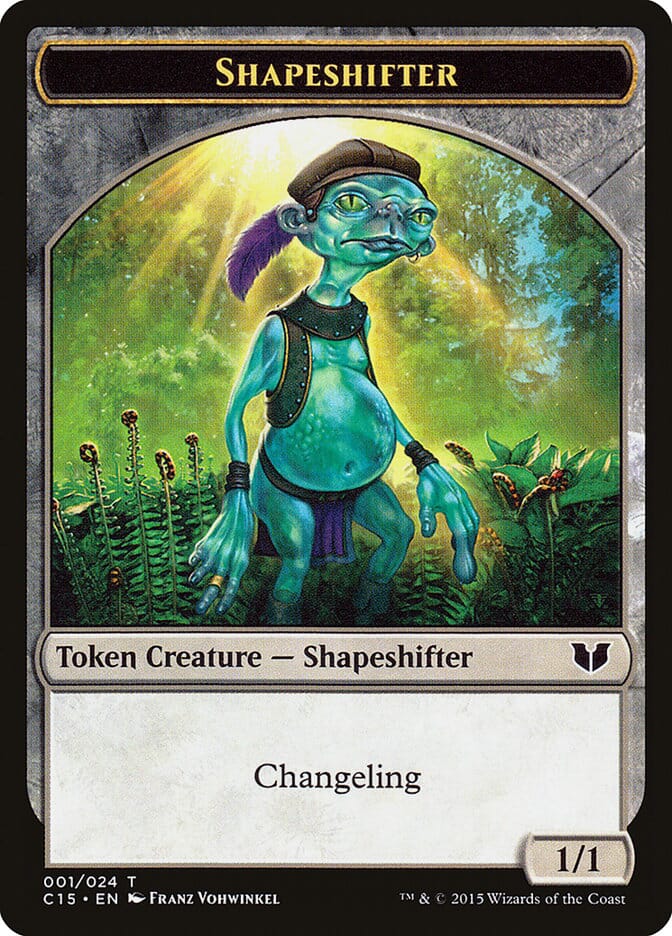 Shapeshifter // Shapeshifter Double-Sided Token [Commander 2015 Tokens] MTG Single Magic: The Gathering  | Multizone: Comics And Games