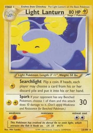 Light Lanturn (23/105) [Neo Destiny Unlimited] Pokemon Single Pokémon  | Multizone: Comics And Games