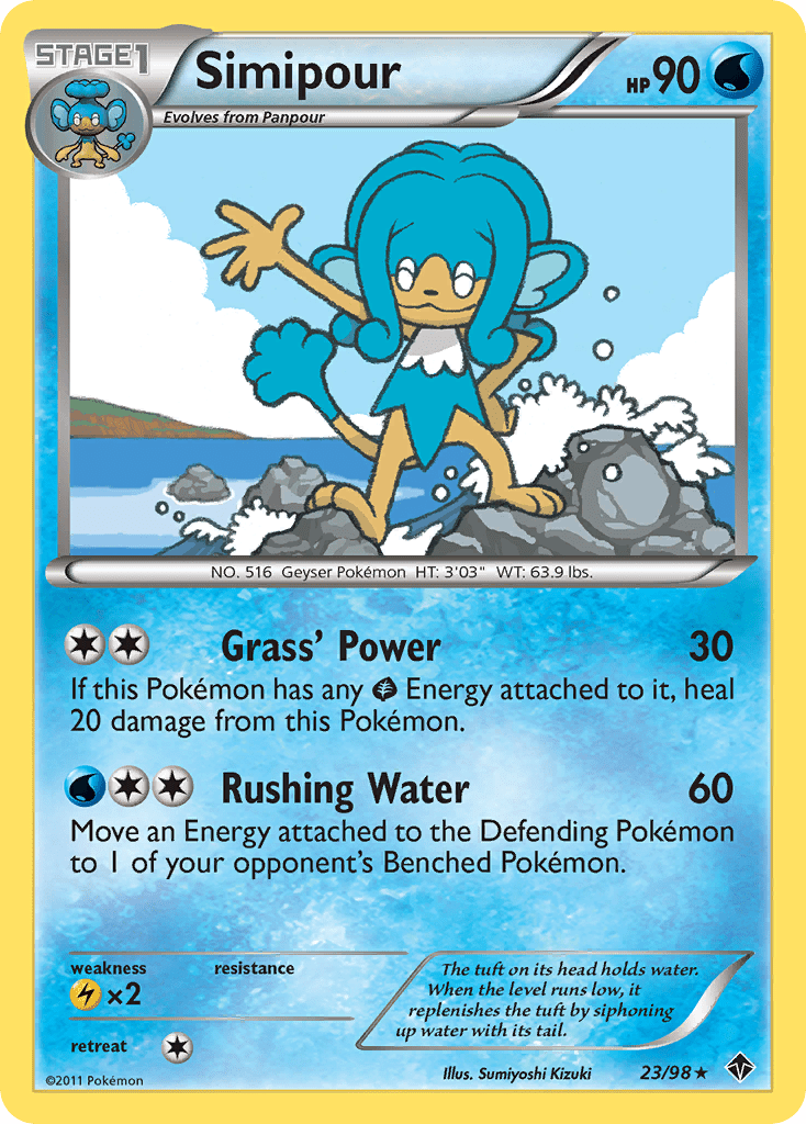 Simipour (23/98) [Black & White: Emerging Powers] Pokemon Single Pokémon  | Multizone: Comics And Games