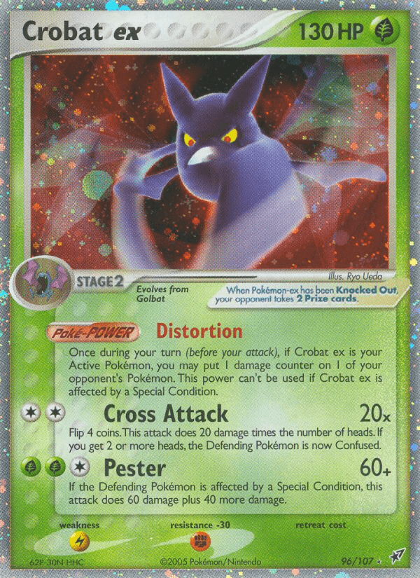 Crobat ex (96/107) [EX: Deoxys] Pokemon Single Pokémon  | Multizone: Comics And Games