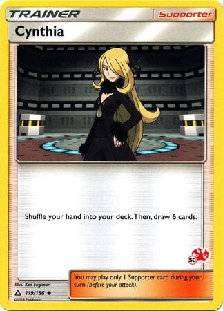 Cynthia (119/156) (Charizard Stamp #50) [Battle Academy 2020] Pokemon Single Pokémon  | Multizone: Comics And Games