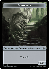Construct // Soldier Double-Sided Token [Murders at Karlov Manor Commander Tokens] MTG Single Magic: The Gathering  | Multizone: Comics And Games