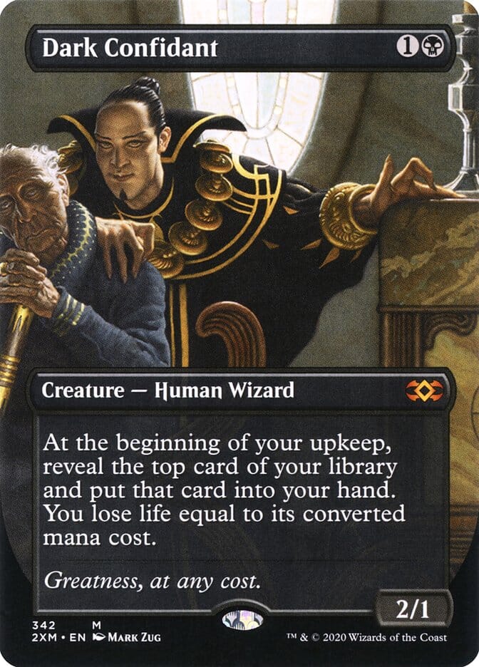 Dark Confidant (Borderless) [Double Masters] MTG Single Magic: The Gathering  | Multizone: Comics And Games