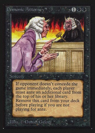 Demonic Attorney (CE) [Collectors’ Edition] MTG Single Magic: The Gathering  | Multizone: Comics And Games