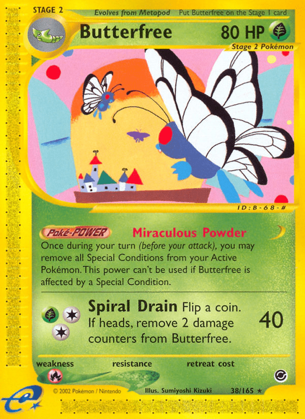 Butterfree (38/165) [Expedition: Base Set] Pokemon Single Pokémon  | Multizone: Comics And Games