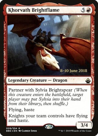 Khorvath Brightflame [Battlebond Promos] MTG Single Magic: The Gathering  | Multizone: Comics And Games