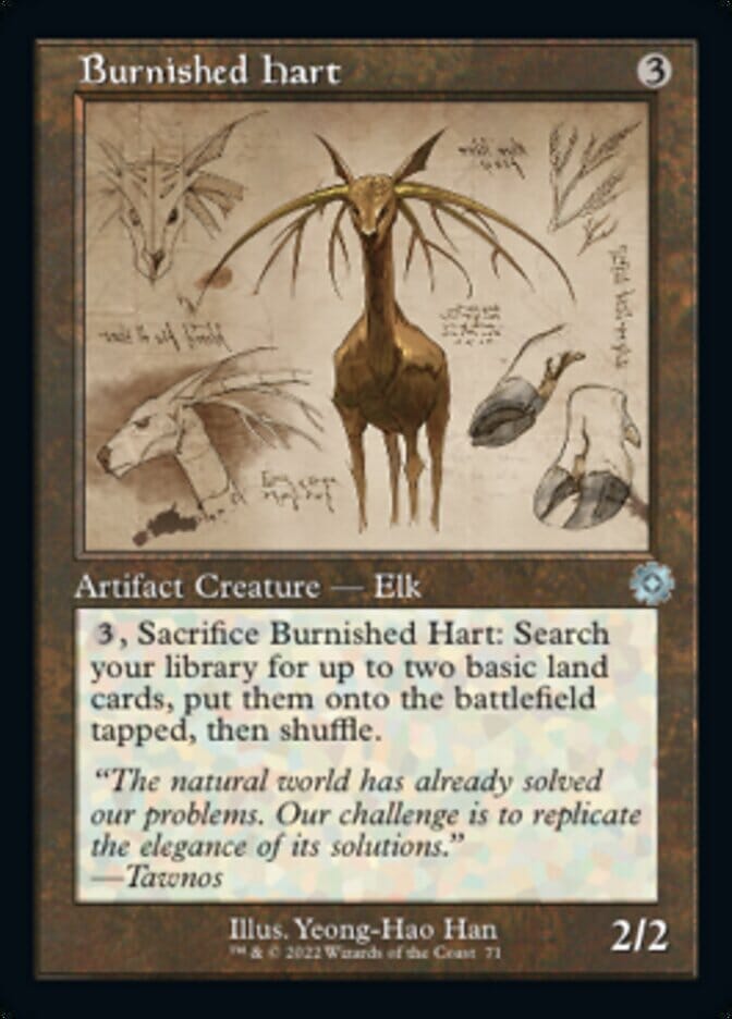 Burnished Hart (Retro Schematic) [The Brothers' War Retro Artifacts] MTG Single Magic: The Gathering  | Multizone: Comics And Games