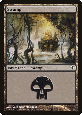 Swamp (240a) [Zendikar] MTG Single Magic: The Gathering  | Multizone: Comics And Games