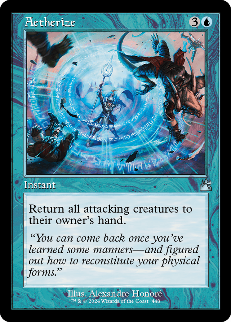 Aetherize (Retro Frame) [Ravnica Remastered] MTG Single Magic: The Gathering  | Multizone: Comics And Games