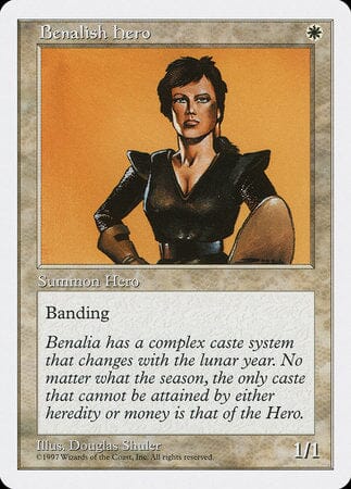 Benalish Hero [Fifth Edition] MTG Single Magic: The Gathering  | Multizone: Comics And Games