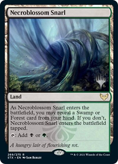 Necroblossom Snarl (Promo Pack) [Strixhaven: School of Mages Promos] MTG Single Magic: The Gathering  | Multizone: Comics And Games