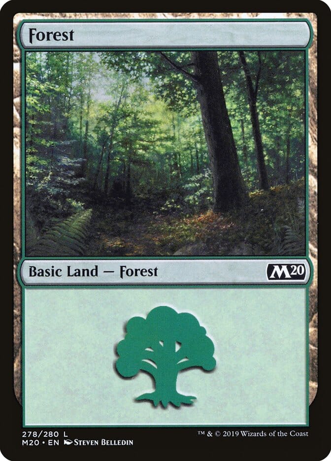 Forest (#278) [Core Set 2020] MTG Single Magic: The Gathering  | Multizone: Comics And Games