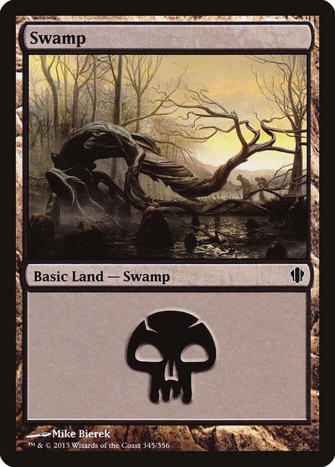 Swamp (345) [Commander 2013] MTG Single Magic: The Gathering  | Multizone: Comics And Games