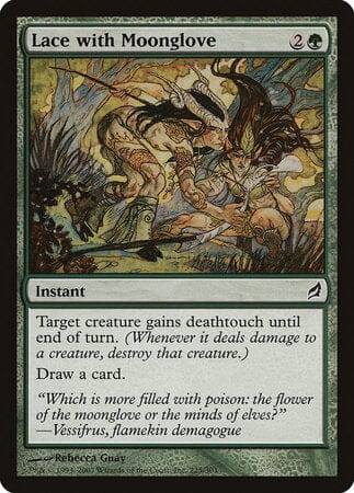 Lace with Moonglove [Lorwyn] MTG Single Magic: The Gathering  | Multizone: Comics And Games