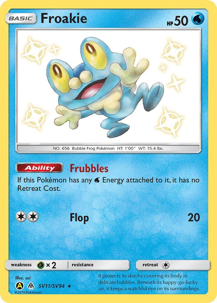 Froakie (SV11/SV94) [Sun & Moon: Hidden Fates - Shiny Vault] Pokemon Single Pokémon  | Multizone: Comics And Games