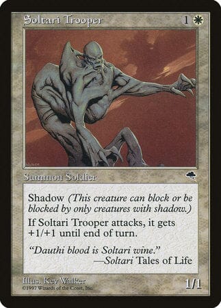 Soltari Trooper [Tempest] MTG Single Magic: The Gathering  | Multizone: Comics And Games