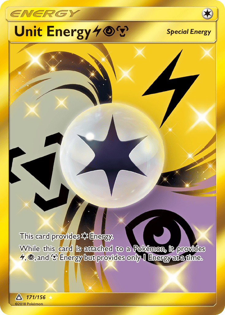 Unit Energy (171/156) (Lightning, Psychic, Metal) [Sun & Moon: Ultra Prism] Pokemon Single Pokémon  | Multizone: Comics And Games