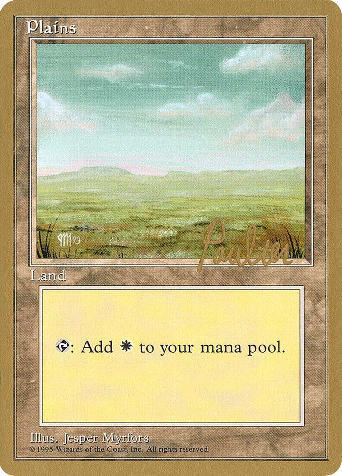 Plains (pp364) (Preston Poulter) [Pro Tour Collector Set] MTG Single Magic: The Gathering  | Multizone: Comics And Games