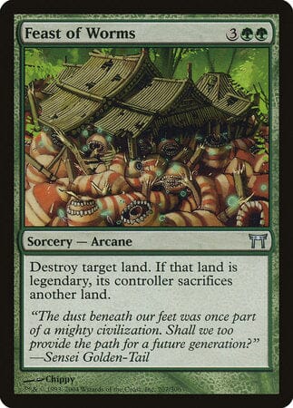 Feast of Worms [Champions of Kamigawa] MTG Single Magic: The Gathering  | Multizone: Comics And Games
