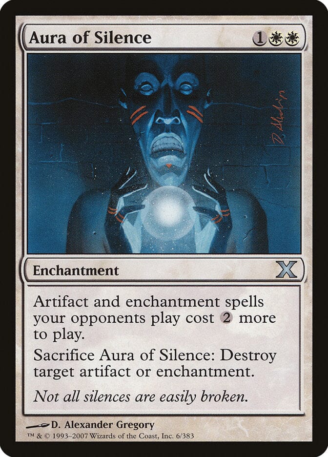 Aura of Silence [Tenth Edition] MTG Single Magic: The Gathering  | Multizone: Comics And Games