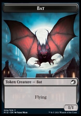 Bat Token [Innistrad: Midnight Hunt Tokens] MTG Single Magic: The Gathering  | Multizone: Comics And Games