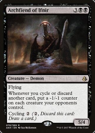 Archfiend of Ifnir [Amonkhet] MTG Single Magic: The Gathering  | Multizone: Comics And Games