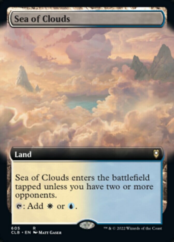 Sea of Clouds (Extended Art) [Commander Legends: Battle for Baldur's Gate] MTG Single Magic: The Gathering  | Multizone: Comics And Games