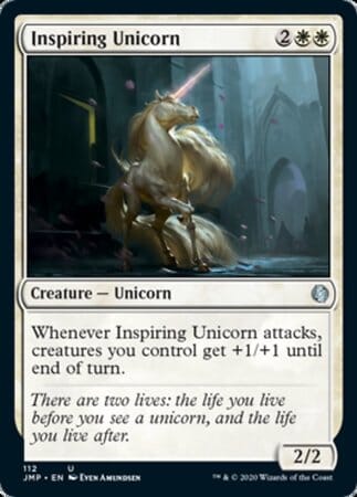 Inspiring Unicorn [Jumpstart] MTG Single Magic: The Gathering  | Multizone: Comics And Games