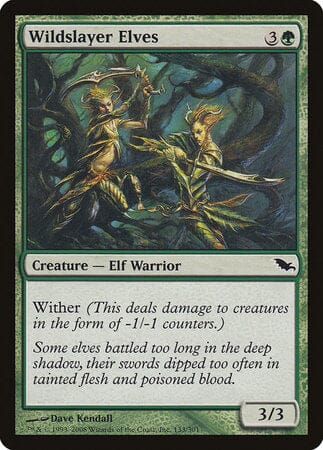 Wildslayer Elves [Shadowmoor] MTG Single Magic: The Gathering  | Multizone: Comics And Games