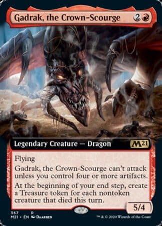 Gadrak, the Crown-Scourge (Extended Art) [Core Set 2021] MTG Single Magic: The Gathering  | Multizone: Comics And Games