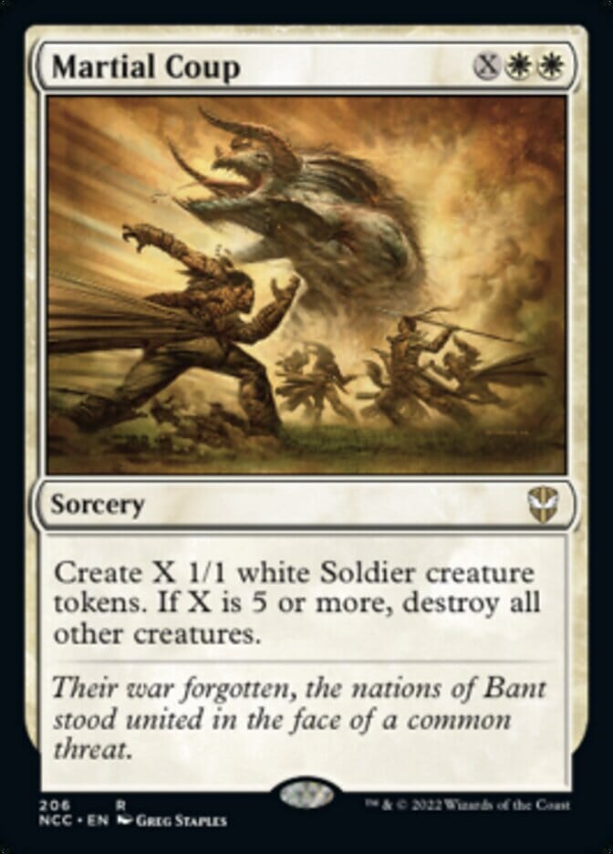 Martial Coup [Streets of New Capenna Commander] MTG Single Magic: The Gathering  | Multizone: Comics And Games