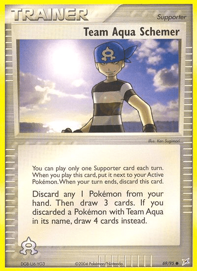 Team Aqua Schemer (69/95) [EX: Team Magma vs Team Aqua] Pokemon Single Pokémon  | Multizone: Comics And Games