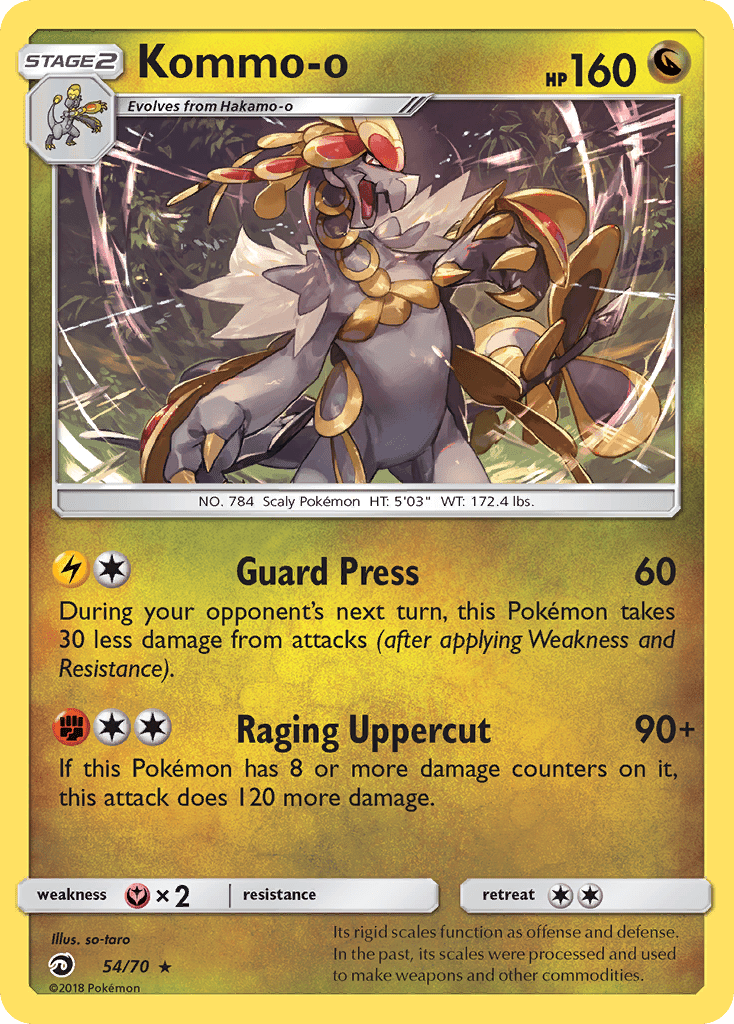 Kommo-o (54/70) [Sun & Moon: Dragon Majesty] Pokemon Single Pokémon  | Multizone: Comics And Games